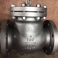 شیر یکطرفه فولادی 4 اینچ کلاس 150  فولادی